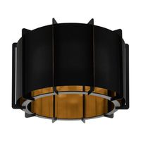 EGLO plafondlamp Pineta - zwart/goud - Leen Bakker - thumbnail