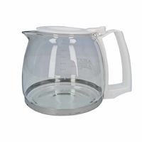 Koffiepot met witte deksel en handvat 1,5 liter