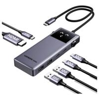 UGREEN CM888 6-in-1 USB-C dockingstation USB-C Power Delivery, Geïntegreerd display