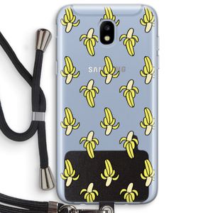 Bananas: Samsung Galaxy J5 (2017) Transparant Hoesje met koord