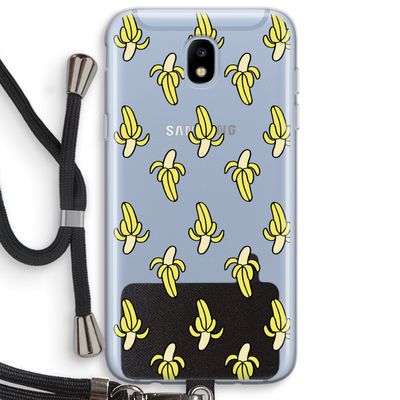 Bananas: Samsung Galaxy J5 (2017) Transparant Hoesje met koord