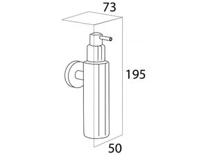 Tiger Boston Zeepdispenser 5x7,3x19,5 cm RVS Gepolijst