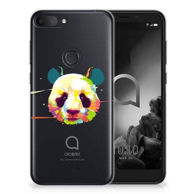 Alcatel 1S (2019) Telefoonhoesje met Naam Panda Color Alcatel 1S (2019) Telefoonhoesje met Naam Panda Color