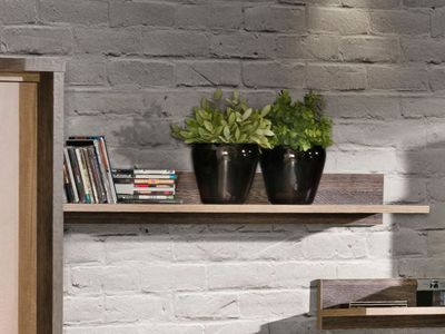 Wandplank ROMERIO 120 cm eik canyon/arusha