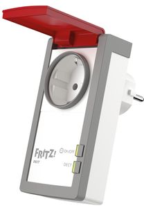 FRITZ! DECT 210 smart plug 3450 W Grijs, Rood, Wit