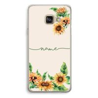 Zonnebloemen: Samsung Galaxy A3 (2016) Transparant Hoesje
