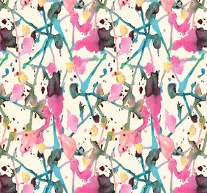 Abstract slaapkamer behang met aquarella kunst