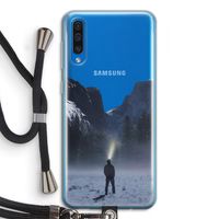 Wanderlust: Samsung Galaxy A50 Transparant Hoesje met koord