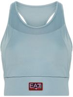 Ea7 Emporio Armani brassière de sport à logo - Bleu