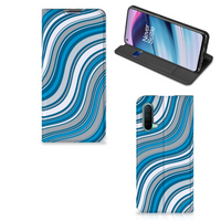 OnePlus Nord CE 5G Hoesje met Magneet Waves Blue - thumbnail