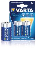 Varta 4914/2b Batterij Alkaline C/lr14 1.5 V High Energy 10 blisters - thumbnail