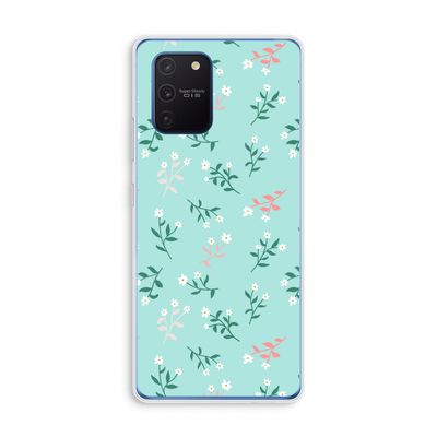 Small white flowers: Samsung Galaxy Note 10 Lite Transparant Hoesje