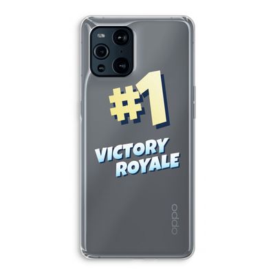 Victory Royale: Oppo Find X3 Transparant Hoesje