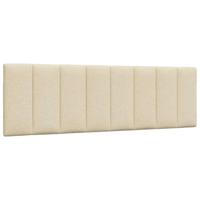 Hoofdbordkussen "Hanko" 160 cm stof crèmekleurig