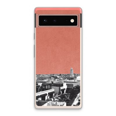 Marrakech Skyline : Google Pixel 6 Transparant Hoesje