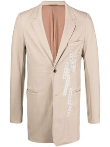 Doublet blazer à simple boutonnage - Marron