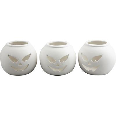 Creativ Company Kandelaar, afm 9x9x7,5 cm, wit, 12 stuk/ 1 doos