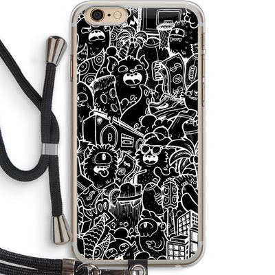 Vexx Black City : iPhone 6 PLUS / 6S PLUS Transparant Hoesje met koord
