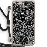 Vexx Black City : iPhone 6 PLUS / 6S PLUS Transparant Hoesje met koord Vexx Black City : iPhone 6 PLUS / 6S PLUS Transparant Hoesje met koord