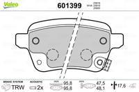 Valeo Remblokset 601399