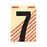 Plakcijfer Nobel 150mm zwart 7 Pickup - Pickup