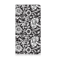 Samsung Galaxy A51 Smart Cover Black Flowers