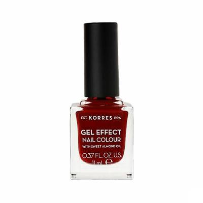 Korres Km Gel Effect Nail 59 Wine Red 11ml