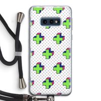 8-bit N°10: Samsung Galaxy S10e Transparant Hoesje met koord