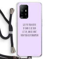 Ochtendhumeur: Oppo A94 5G Transparant Hoesje met koord