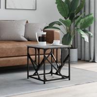 Salontafel 45x45x47,5 cm bewerkt hout grijs sonoma - thumbnail