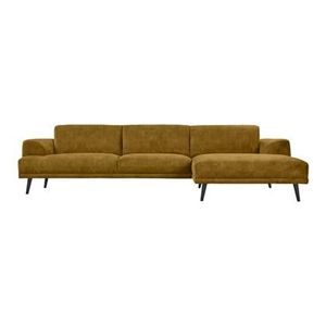 by fonQ Flair Hoekbank met Chaise Longue Rechts - Mosgroen