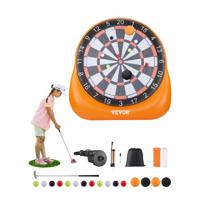 VEVOR Opblaasbaar voetbaldartbord met 4 kickballs en 12 tennispompen