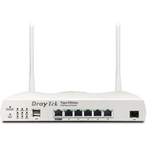 Draytek Vigor 2866Vac draadloze router Gigabit Ethernet Dual-band (2.4 GHz / 5 GHz) 4G Wit