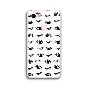 Eye pattern #2: Google Pixel 3 XL Transparant Hoesje
