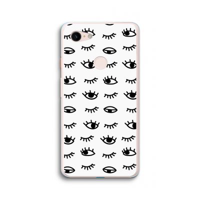 Eye pattern #2: Google Pixel 3 XL Transparant Hoesje