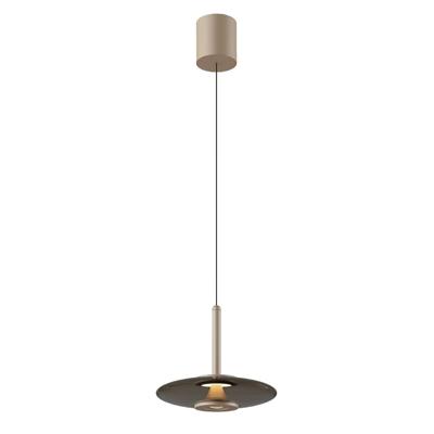 Artdelight Hanglamp Madison 1 lichts Ø 22 cm comfortlift champagne