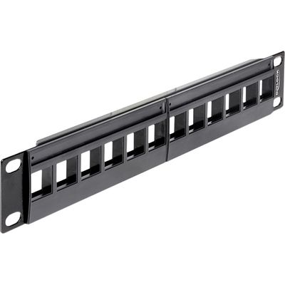 Keystone Patchpanel 10" 12 Port Patchpaneel
