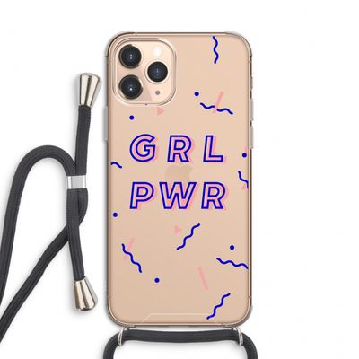 GRL PWR: iPhone 11 Pro Transparant Hoesje met koord