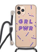 GRL PWR: iPhone 11 Pro Transparant Hoesje met koord