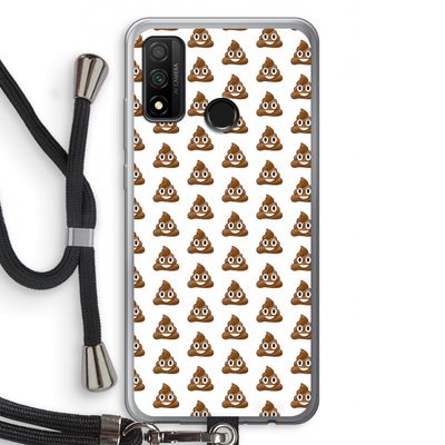 Poop emoji: Huawei P Smart (2020) Transparant Hoesje met koord