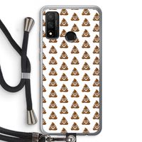 Poop emoji: Huawei P Smart (2020) Transparant Hoesje met koord