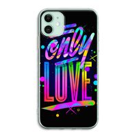 Only Love: iPhone 11 Transparant Hoesje
