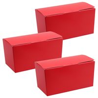 Cadeaudoosje/bonbondoosje - 11 x 5 cm - Bruiloft bedankje - 50x stuks - rood - 125 gram - thumbnail