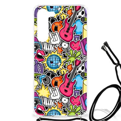 Samsung Galaxy S23 Plus Anti Shock Bumper Case Punk Rock Samsung Galaxy S23 Plus Anti Shock Bumper Case Punk Rock