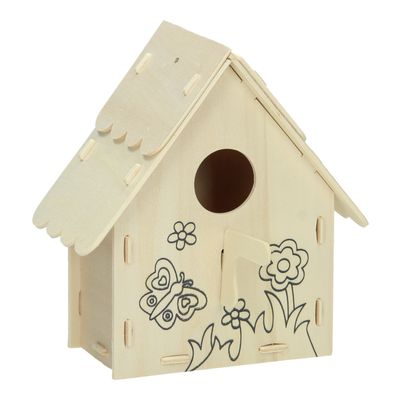 Lobbes Maak je eigen houten vogelhuisje, variatie b