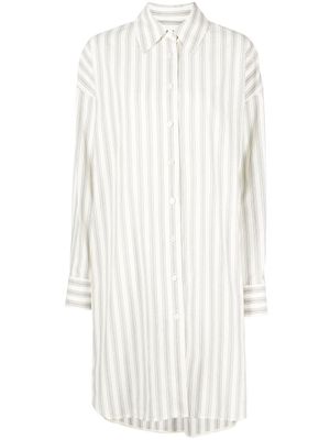Goen.J robe-chemise à coupe oversize - Noir