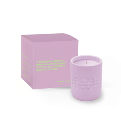 The Gift Label No Need To Rush Cemented Candle 170gr
