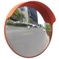 VidaXL Verkeersspiegel voor buiten 45 cm pc-kunststof oranje VidaXL Verkeersspiegel voor buiten 45 cm pc-kunststof oranje