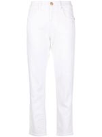 Lorena Antoniazzi pantalon fuselé à coupe stretch - Blanc