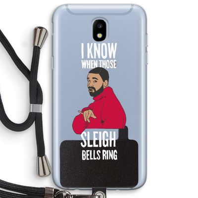 Sleigh Bells Ring: Samsung Galaxy J5 (2017) Transparant Hoesje met koord